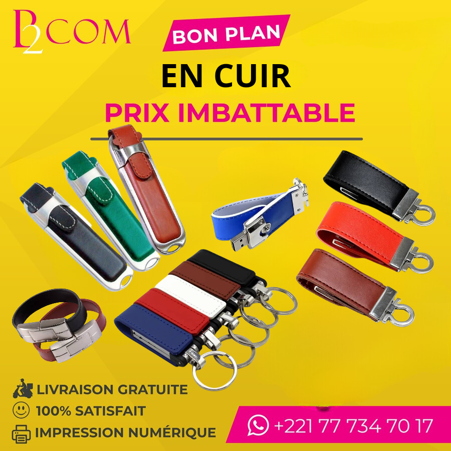 Clés USB Similicuir et en Cuir